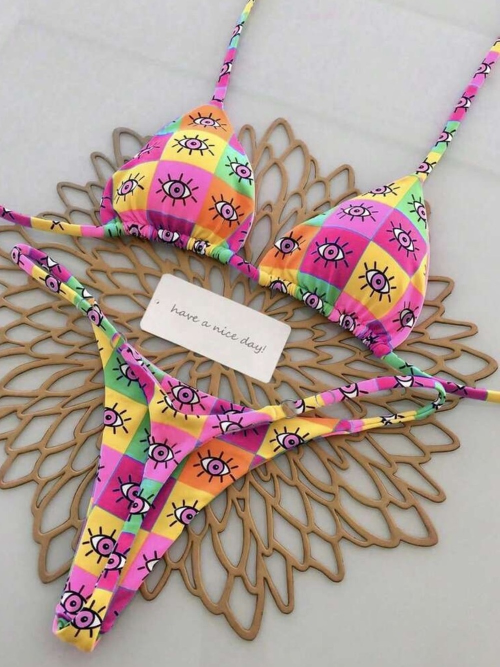 Brazilian Mciro Bikini Women Swimsuits Lace-up